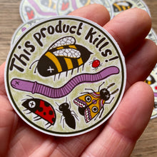 This Product Kills! pack of 20 stickers
