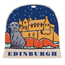 Edinburgh snow globe decoration