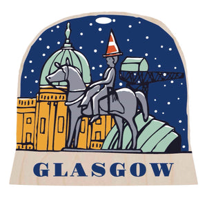 Glasgow snow globe decoration