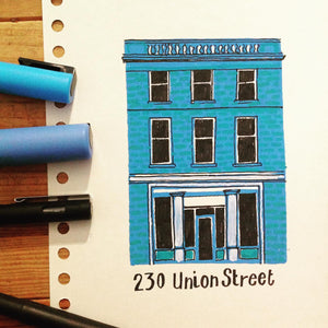 Original Drawings of buildings on Union Street, Aberdeen