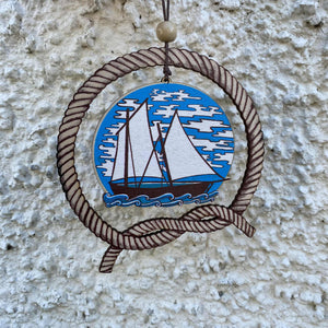 Tall Ships Boats hanging decorations