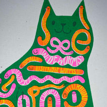 Charming Cat riso print