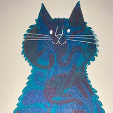 Kitlin Cat riso print