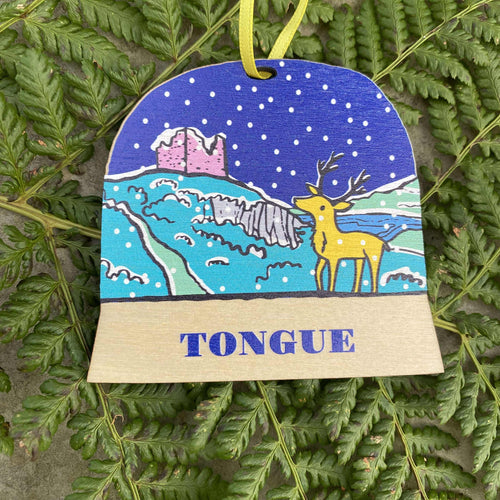 Tongue snow globe decoration