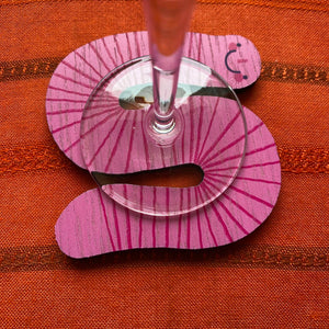 Worms wooden coasters