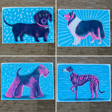 'mini' Dog riso prints