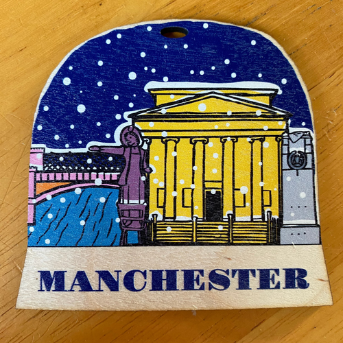 Manchester Art Gallery snow globe decoration