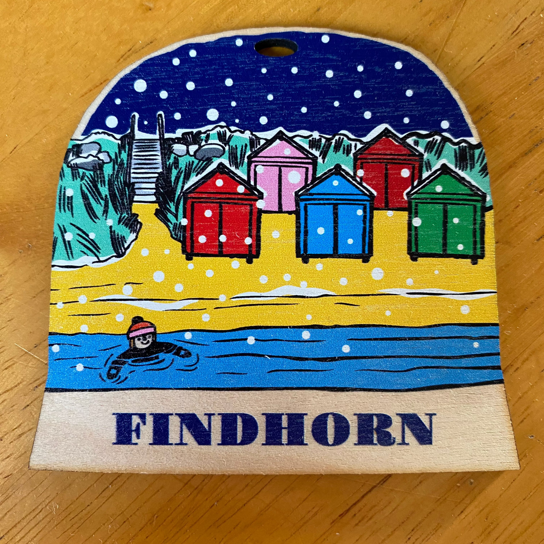 Findhorn snow globe decoration