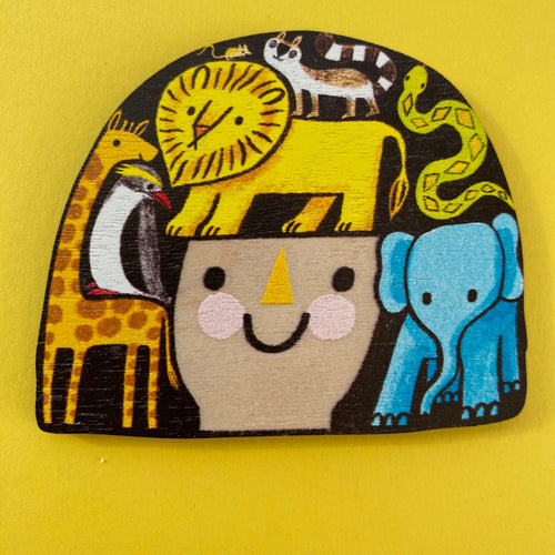 Yvette the vet from the zoo brooch