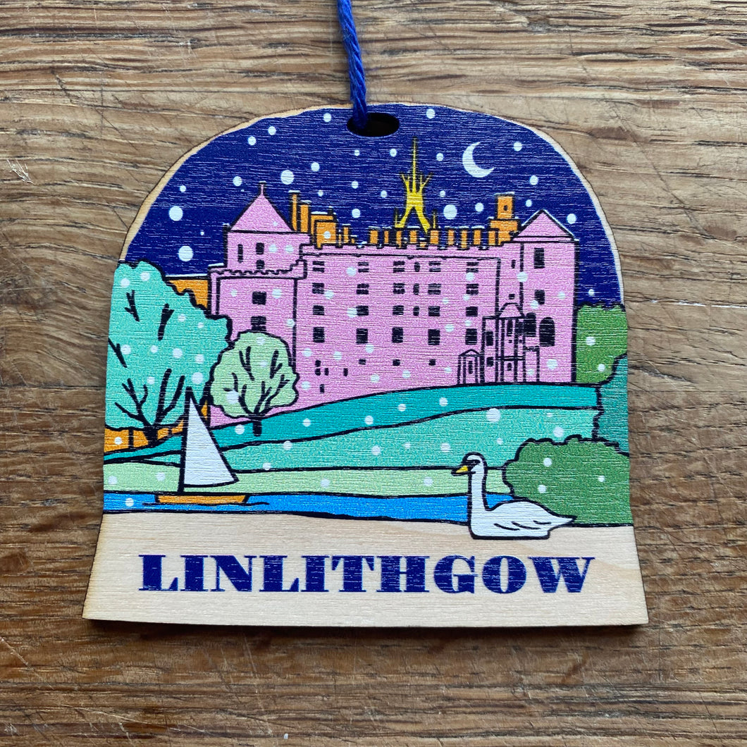 Linlithgow snow globe decoration