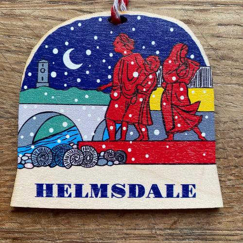 Helmsdale snow globe decoration