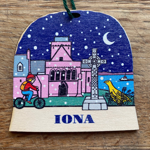 アイオナ島スノードーム装飾