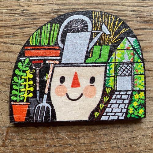 Lotties Allotment brooch