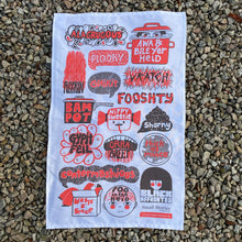 Doric insults tea towel