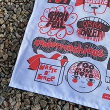 Doric insults tea towel