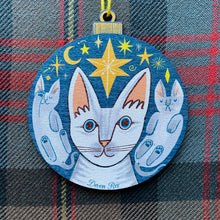 Cat bauble decoration collection