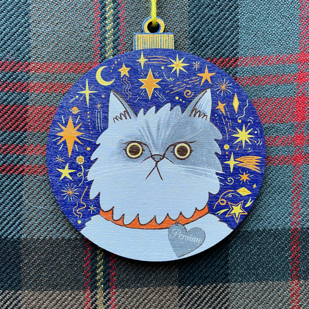 Cat bauble decoration collection