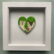 'Harold and Maud' original hand painted illustration on wood - framed