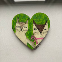 'Harold and Maud' original hand painted illustration on wood - framed