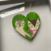 'Harold and Maud' original hand painted illustration on wood - framed