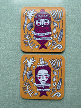Pack of 4 Fishman & Fishwife coasters