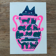 'mini' Cat riso prints