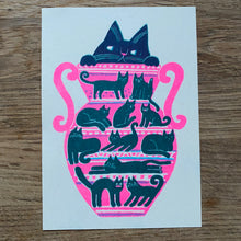 'mini' Cat riso prints