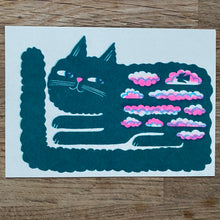 'mini' Cat riso prints