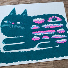 'mini' Cat riso prints