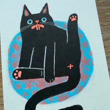 'mini' Cat riso prints