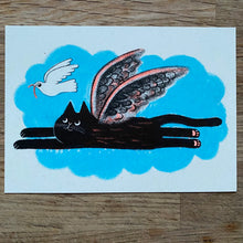 'mini' Cat riso prints