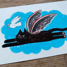 'mini' Cat riso prints