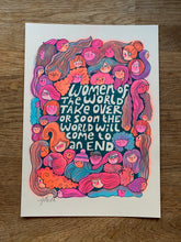 Women of the world riso print