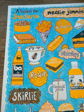 Doric food A3 riso print