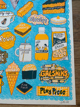 Doric food A3 riso print