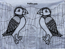 Puffin Pals cut and sew tea towel