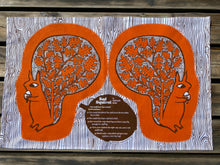 Red Squirrel cut and sew tea towel