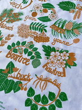 Scots Trees tea towel