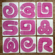 Worms stickers (set of 6)