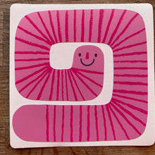 Worms stickers (set of 6)