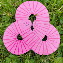 Worms wooden coasters