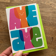 Aye Aye greetings card