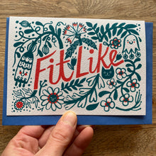 Fit Like greetings card
