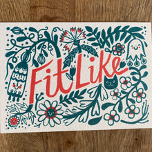 Fit Like greetings card