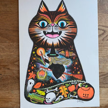 Sammy 'Samhain' Cat riso print