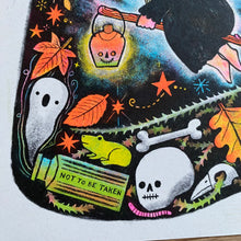 Sammy 'Samhain' Cat riso print