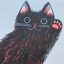Tattie Cat riso print