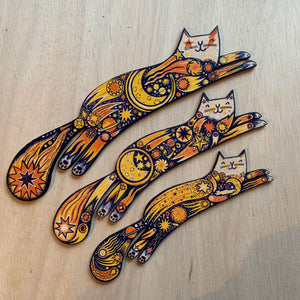 Ziggy Star Cat and the kittens from space - set of 3