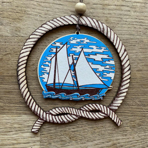 Tall Ships Boats hanging decorations