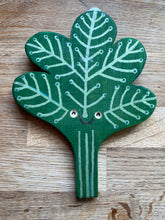 Wooden Mushrooms and leaves  - hand painted wooden wall hanging